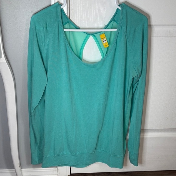 Lole Tops - NWOT Lole Aqua Long Sleeve Blouse